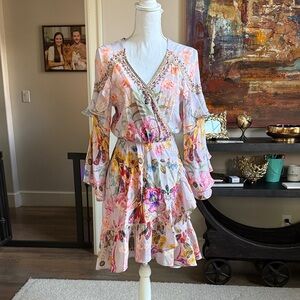 Camilla Multicolor Floral Long Sleeve Dress
